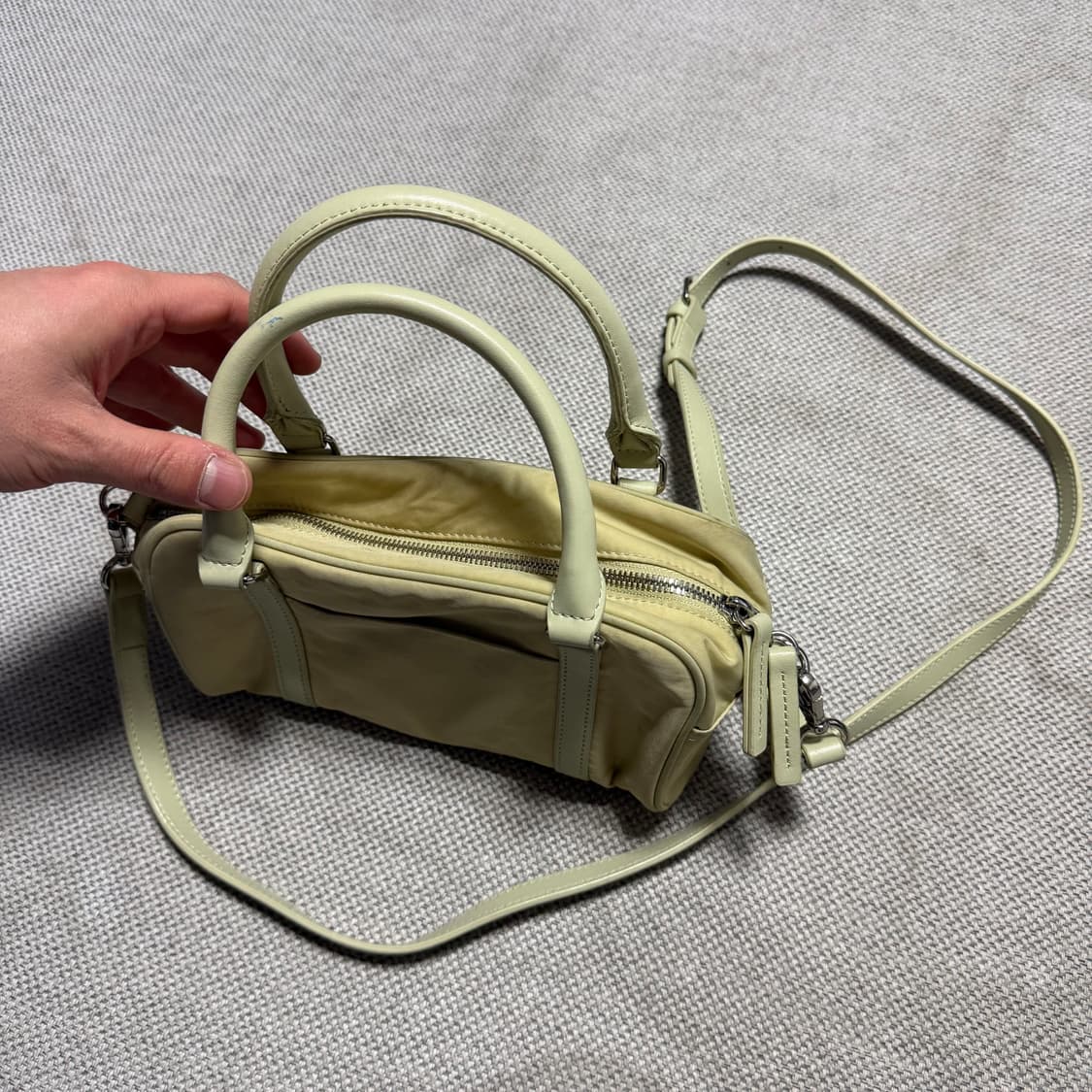 마땡킴 베이비 스포티 토트백 베이지 상품이미지6