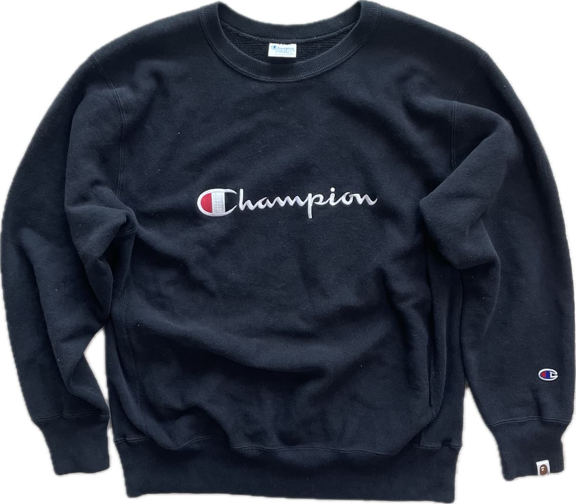 베이프 X 챔피온 리버스위브 스웻셔츠 xl 상품이미지2