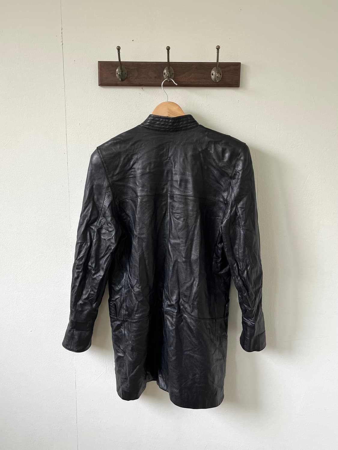 astoria 차이나 넥 레더 자켓 상품이미지2