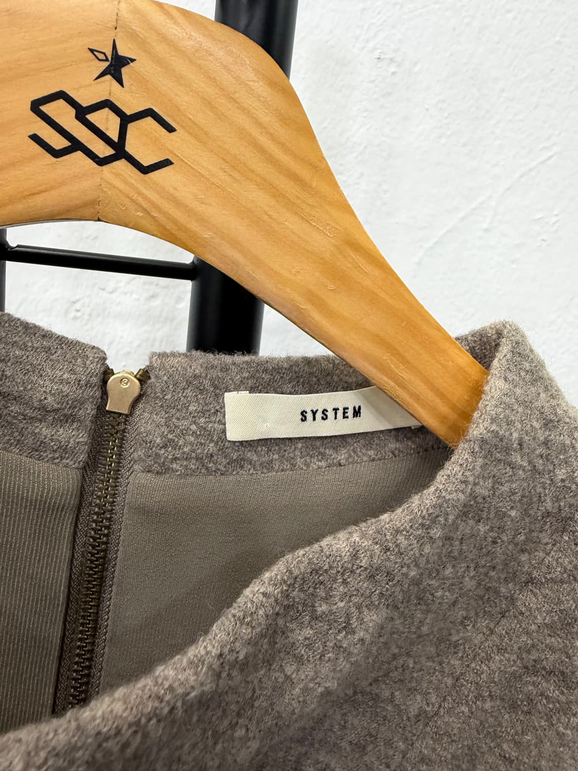 정품) SYSTEM 시스템 한섬 벨티드 니트원피스 82 상품이미지7