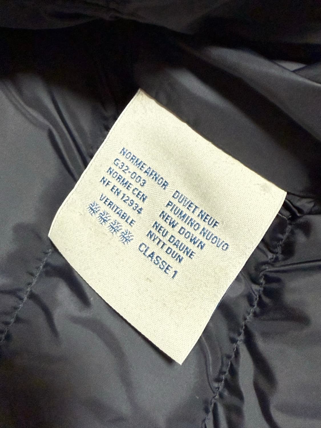 [3] 몽클레르 발리에르 네이비 울 패딩코트 상품이미지6