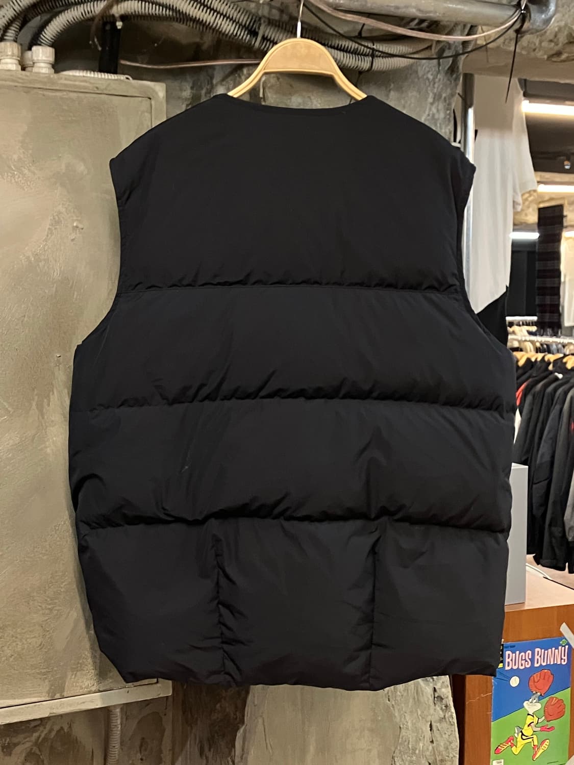 시스템 패딩 조끼 블랙 #csz2004 상품이미지2