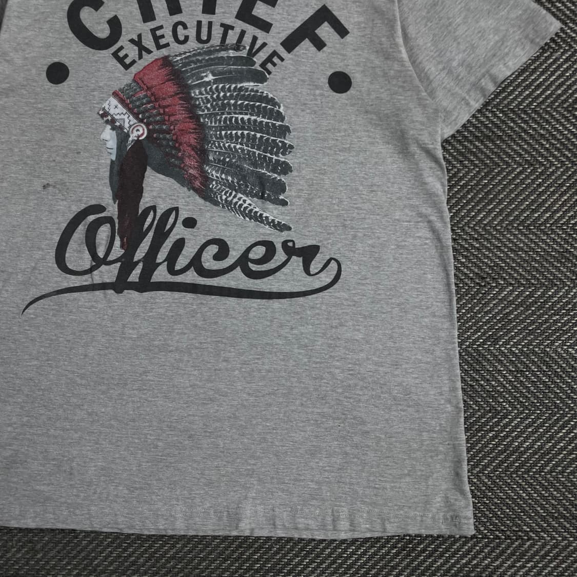 빈티지 인디언 프린팅 박시핏 티셔츠o 3664 상품이미지2