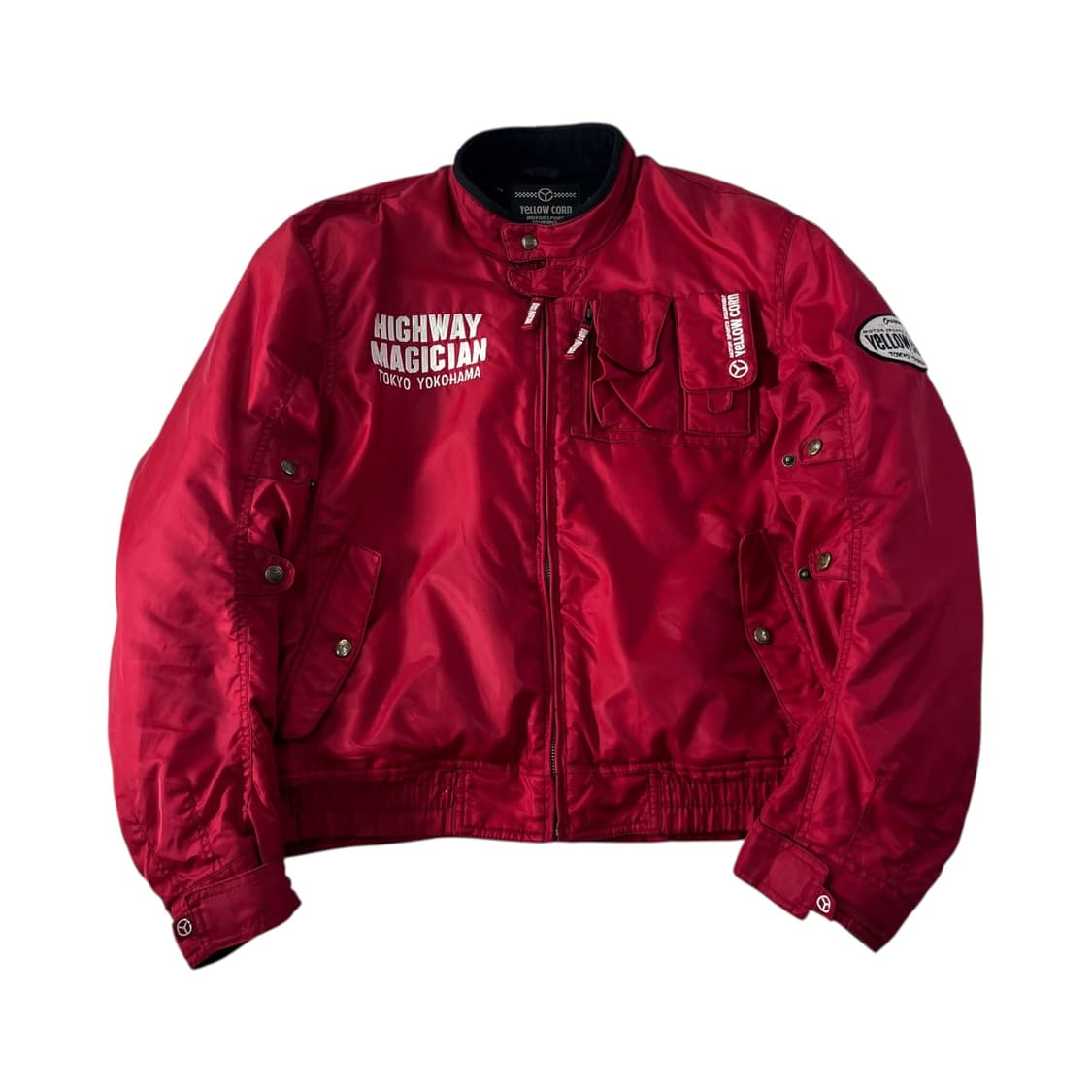 100 옐로우콘 나일론 레이싱 자켓 상품이미지2