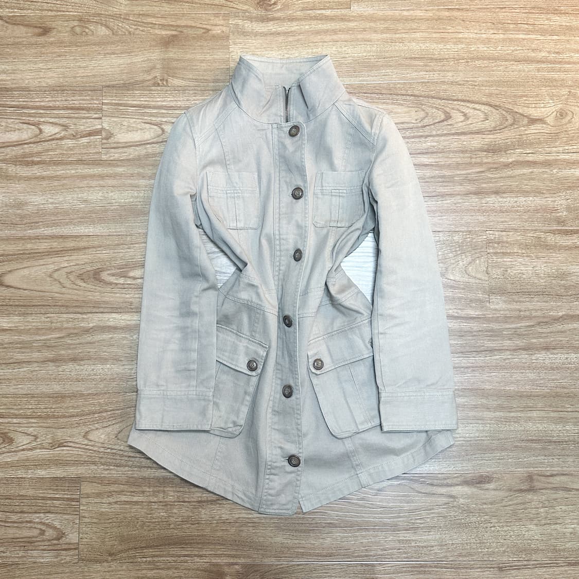 빈티지 포켓 자켓 오네갸루 로걀 라떼 모리걸 공겜여주 코이세이오깔 고딕 상품이미지1