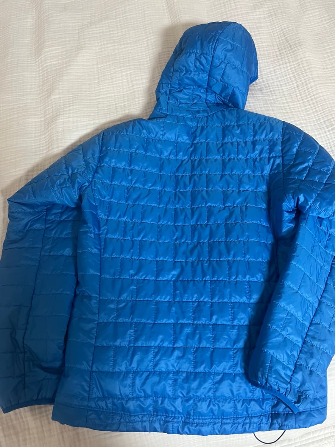 파타고니아 나노퍼프 후디 점퍼 경량 패딩 후드 블루 엠 상품이미지5