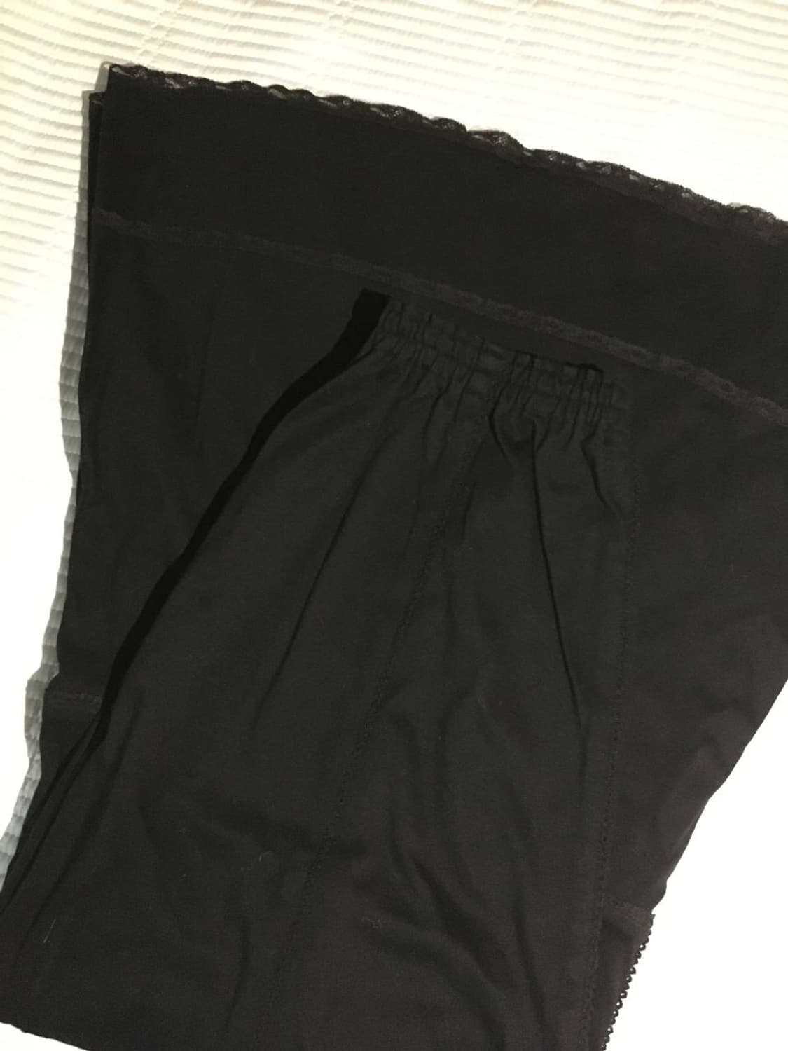 빈티지 핑크하우스 레이스 블랙 롱스커트 미니멀 아방가르드 상품이미지3