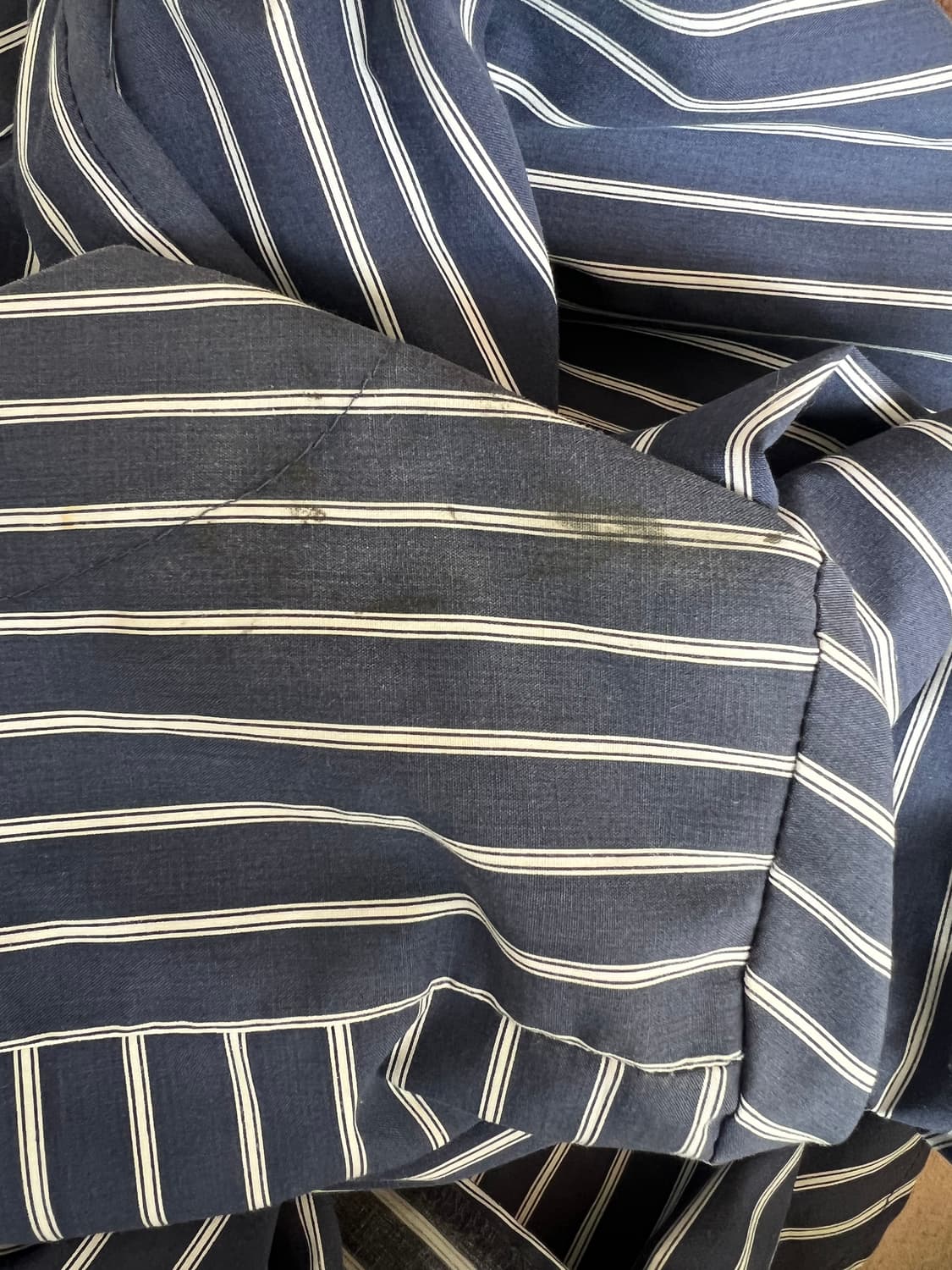 쇼핑몰 WARM 여성 네이비 스트라이프 코튼원피스 롱원피스 상품이미지8