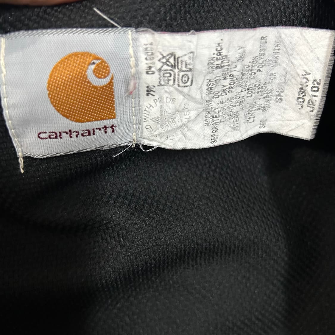 (M) 칼하트 J03NVY 데님 액티브 자켓  상품이미지8
