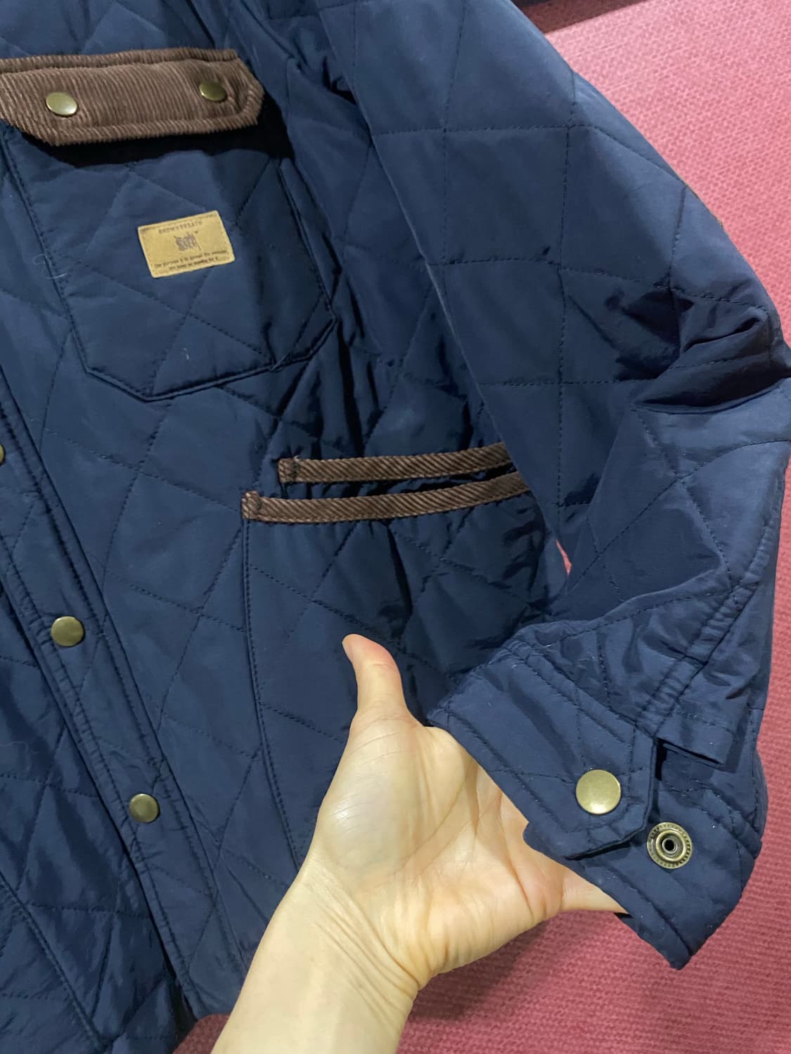 브라운브레스 퀼팅 자켓 XL 네이비 상품이미지5