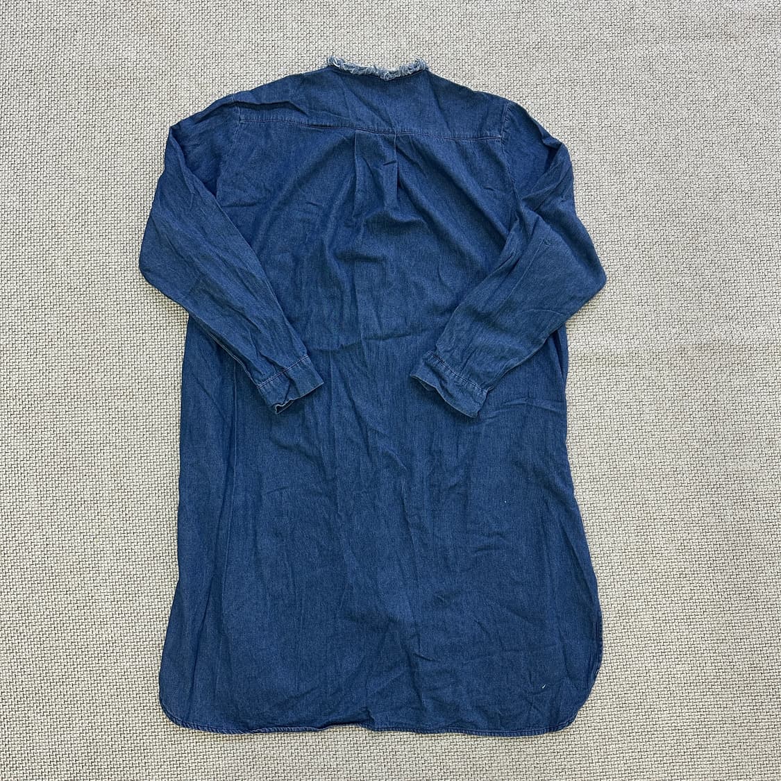실측확인 빈티지 여성 데님 셔츠 원피스 0421D 상품이미지3