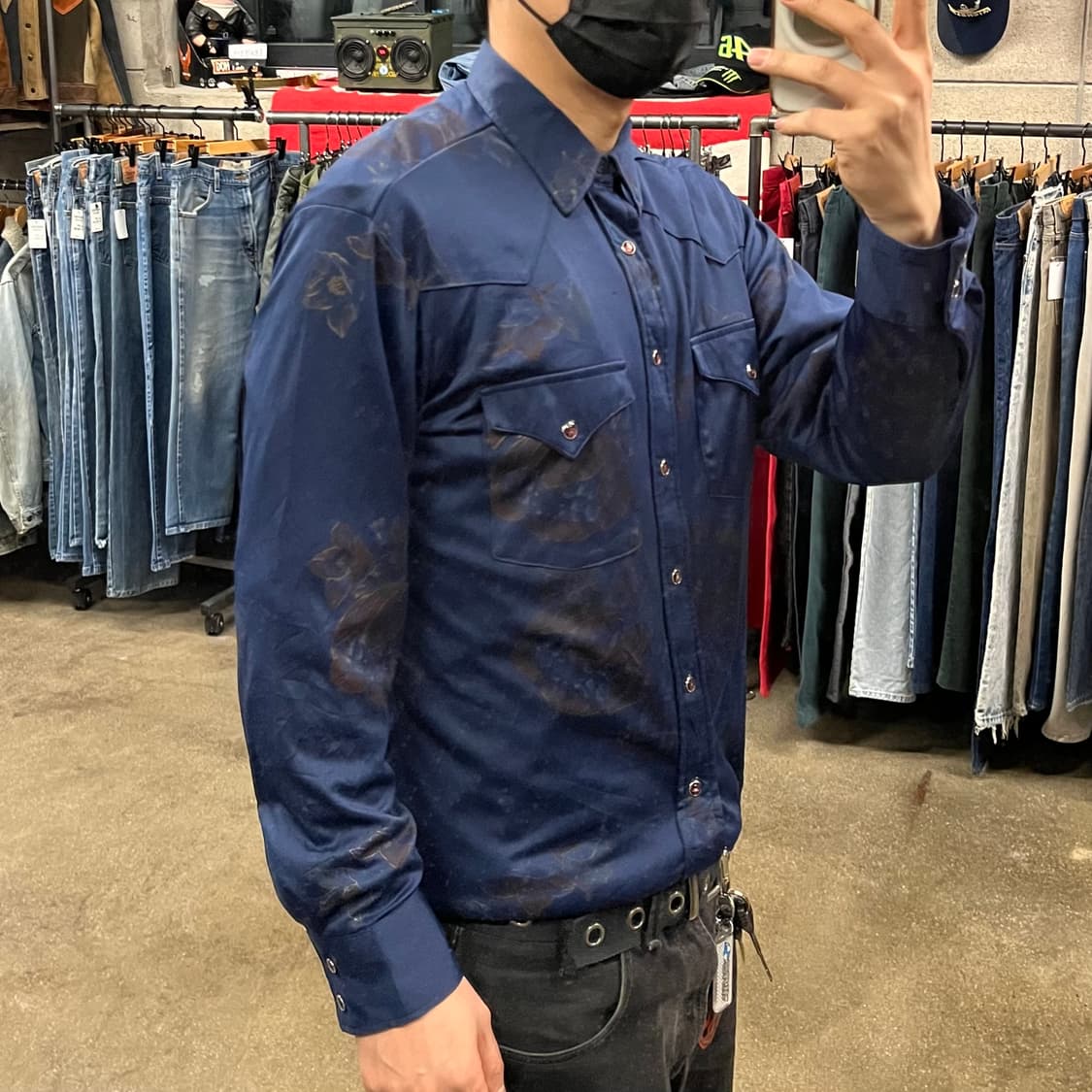 80s Wrangler 폴리 웨스턴 셔츠 (100) 상품이미지7