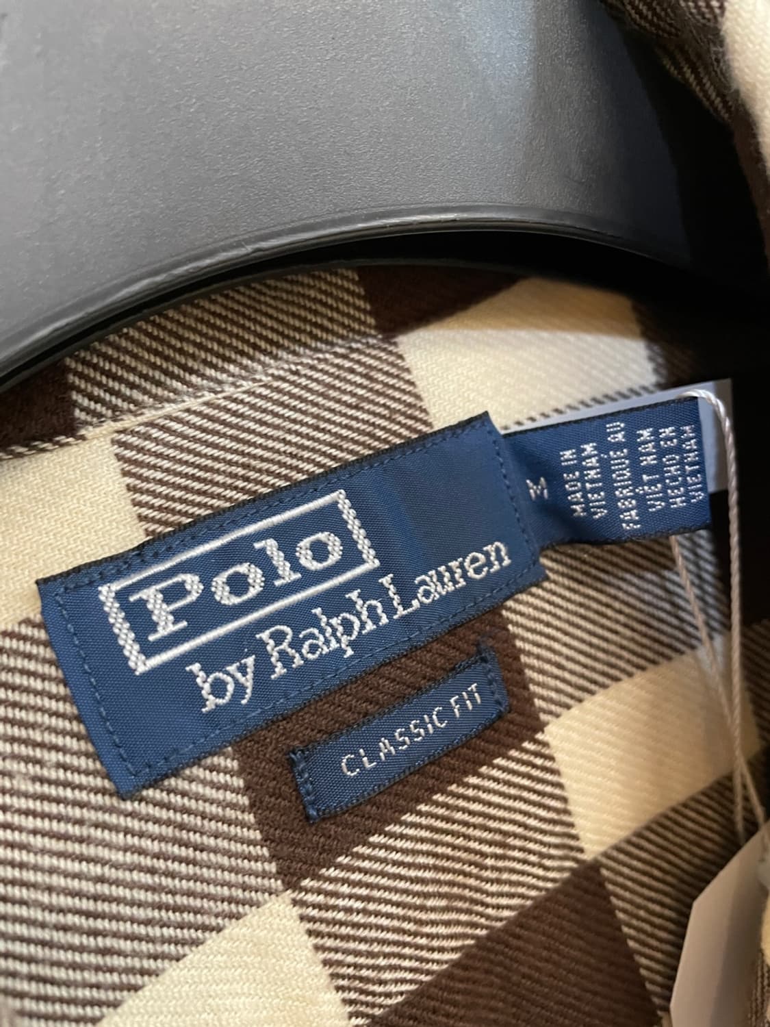 폴로 랄프로렌 브라운 체크 워크 셔츠  상품이미지7