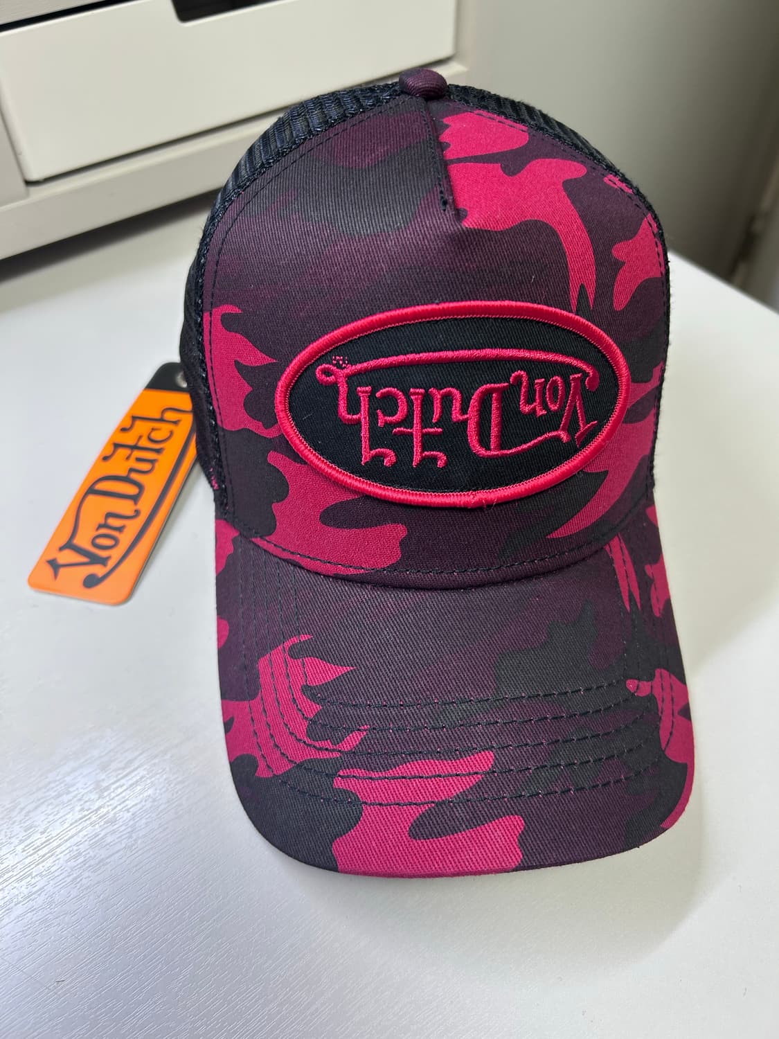 본더치 레드 람보 카모 트럭커 캡 상품이미지3