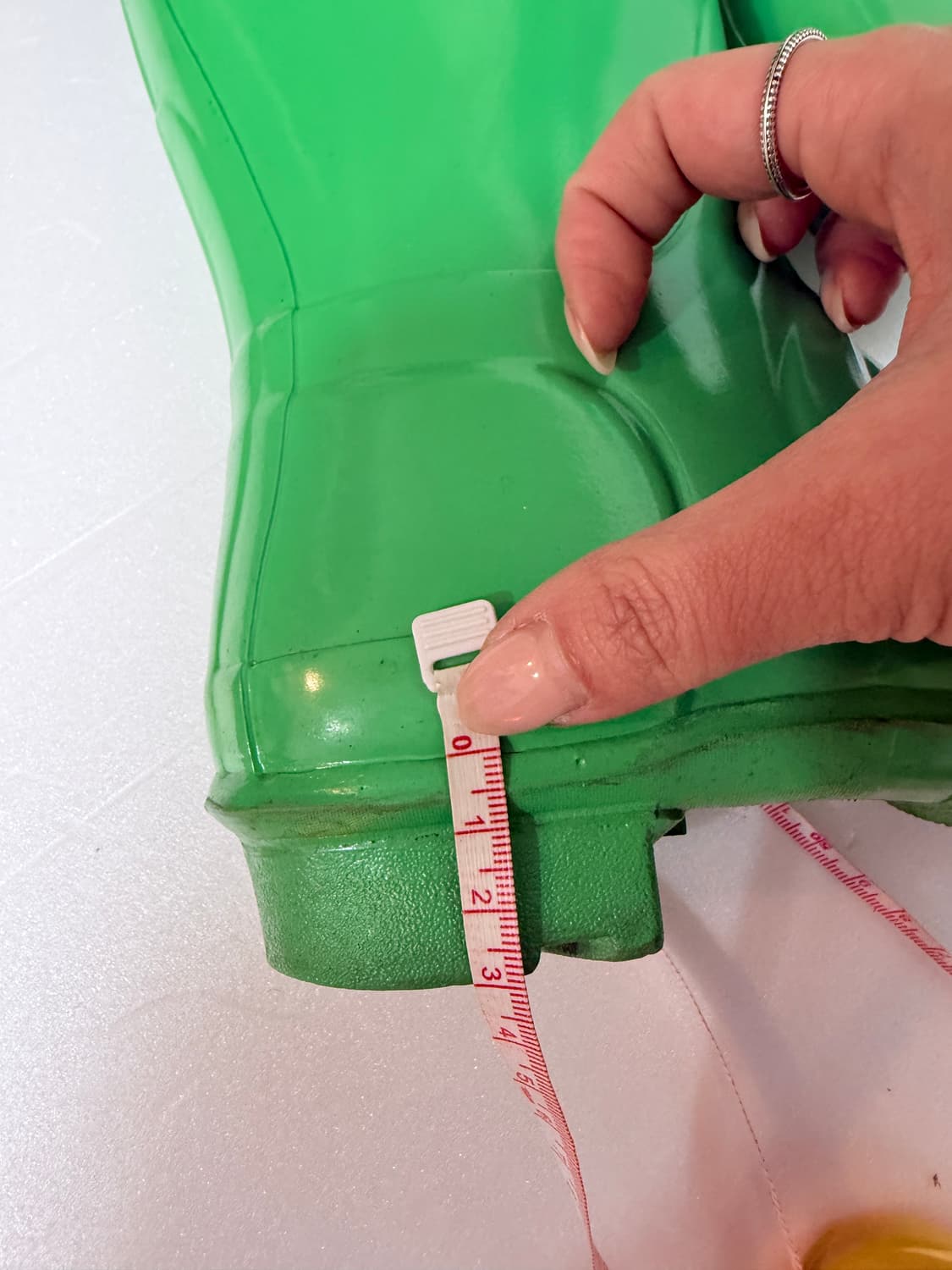 헌터 레인부츠 오리지널 롱부츠 그린 컬러 포인트 235 상품이미지10