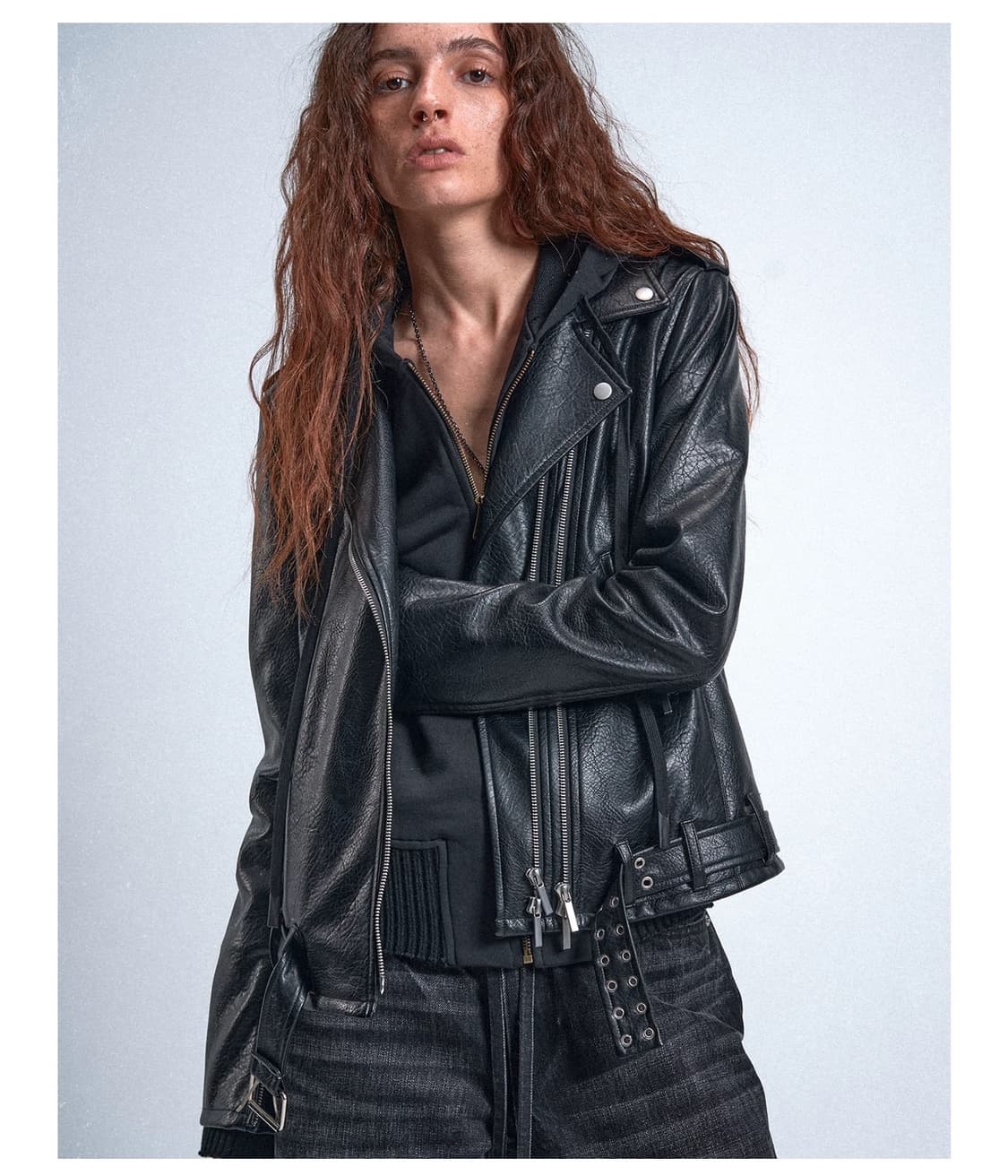 noEmosen 가죽 재킷 상품이미지1