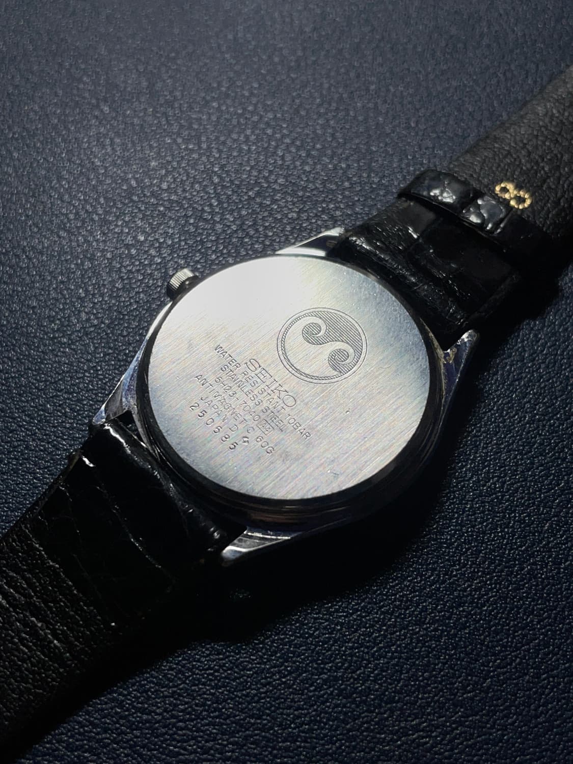 세이코 크로노스 쿼츠 레더 시계 상품이미지6