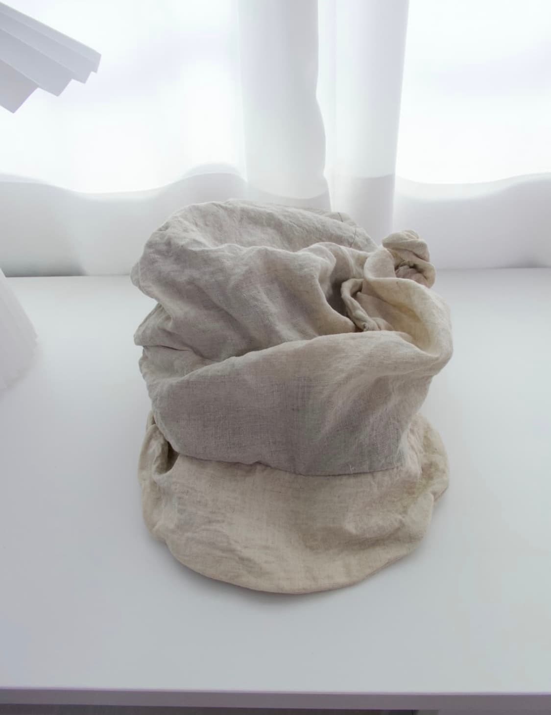 카시라 린넨 와이어 드레이프 캡 상품이미지4