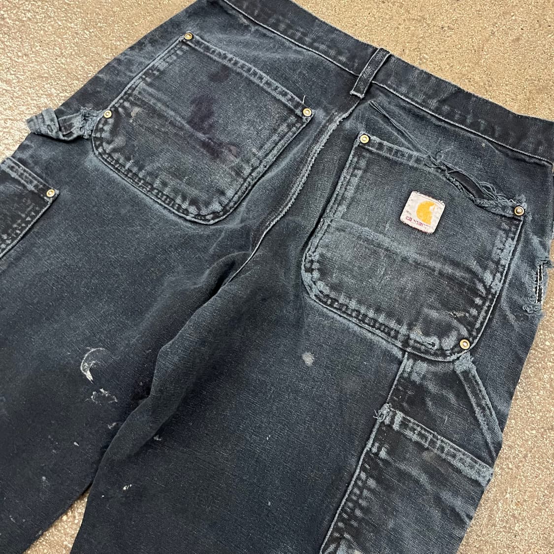 Carhartt 블랙 더블니 팬츠 (30“) 상품이미지5