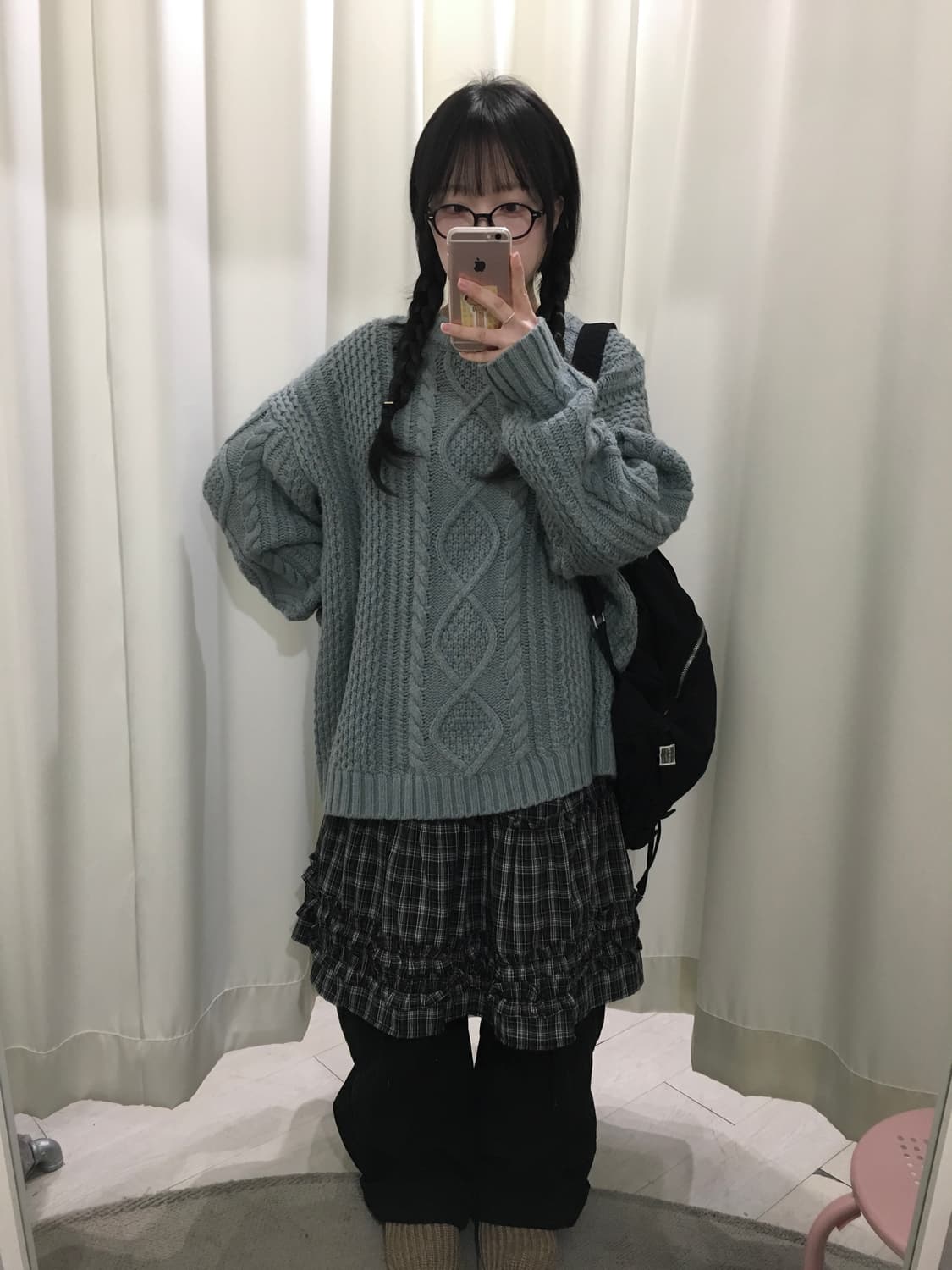 rageblue 꽈배기 오버핏 니트 상품이미지3