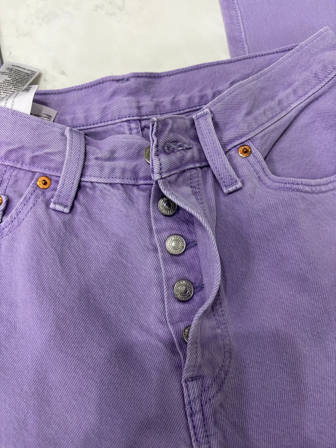 levis 501 lavender denim pants 28x28 상품이미지6