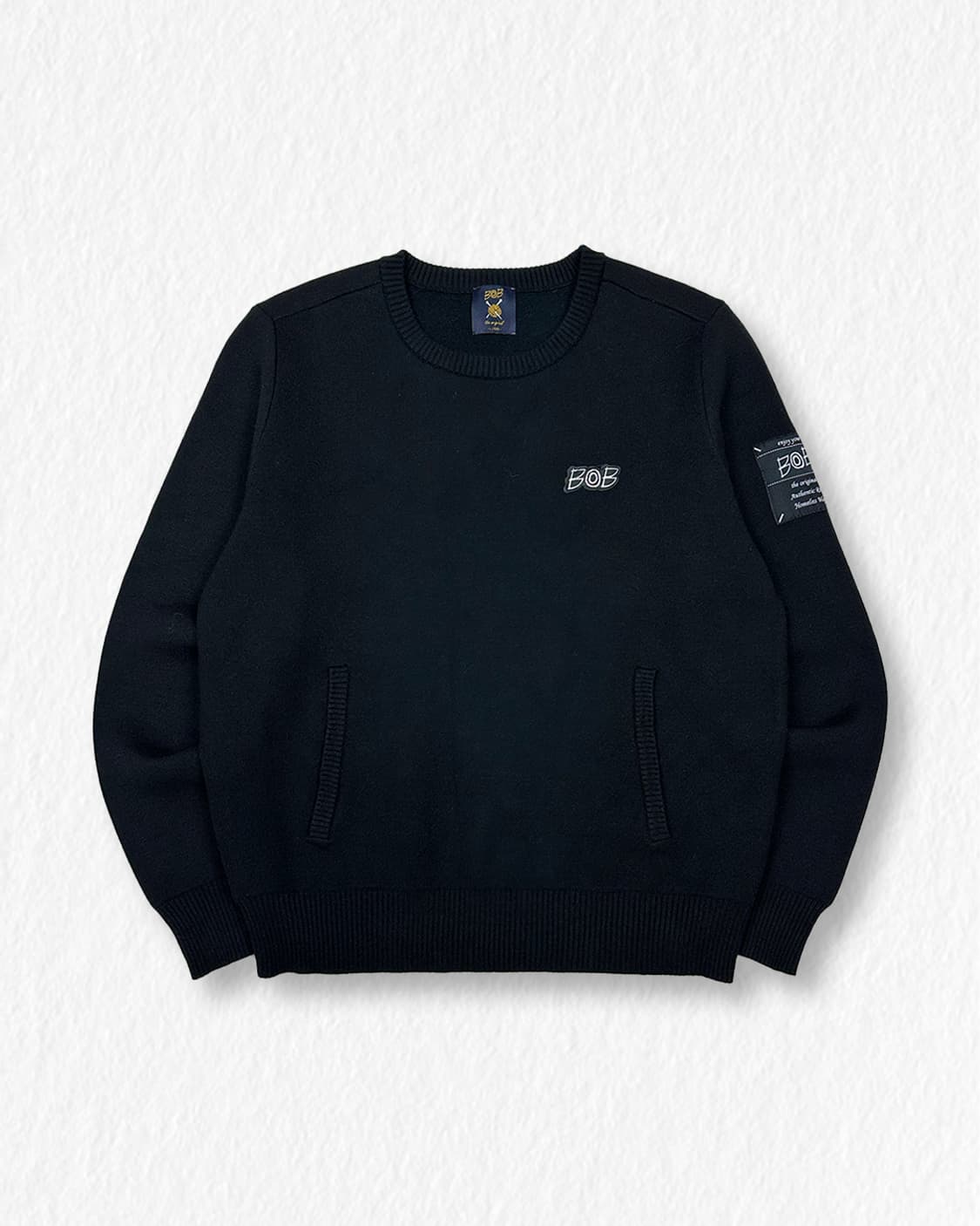 메종밥 니트 블랙 상품이미지1