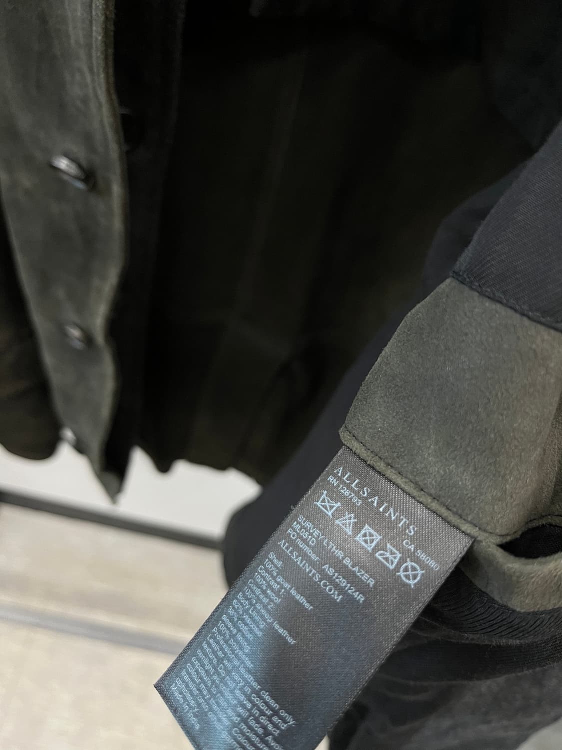 100) 올세인츠 스웨이드 블레이져  상품이미지10