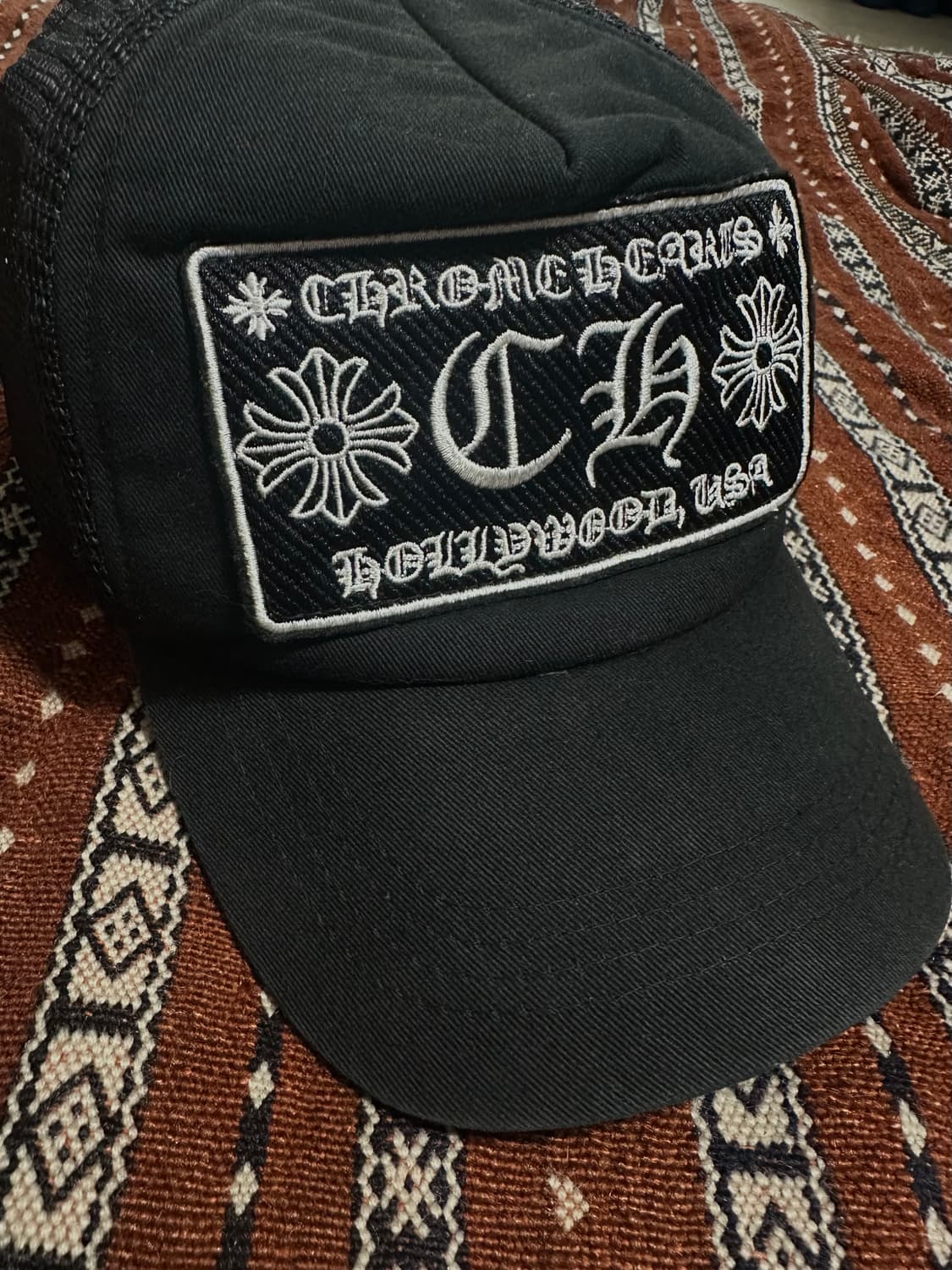 크롬하츠 블랙 메쉬 트러커캡 L 상품이미지2