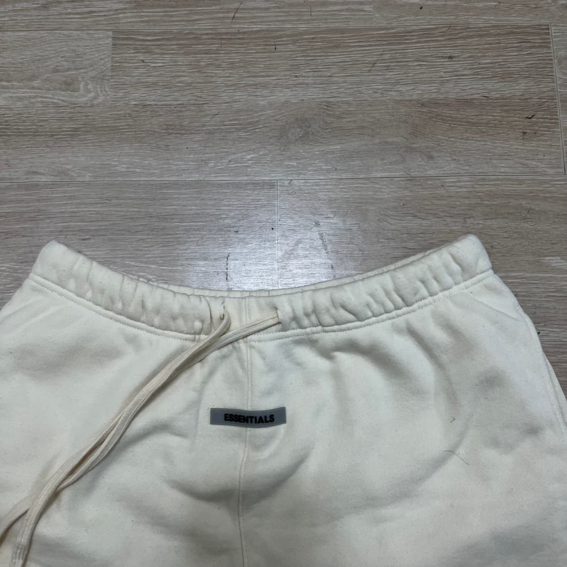 피어오브갓 에센셜 기모 트레이닝 하프 스웻팬츠 반바지 [아이보리] S 상품이미지2