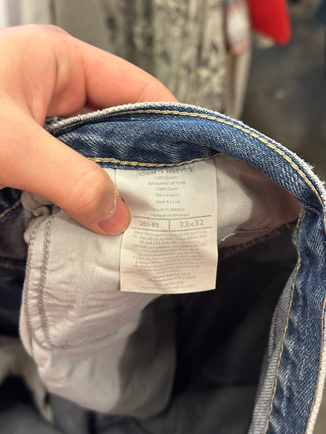 Carhartt FR 칼하트 FR 데님 팬츠 33x32 상품이미지5