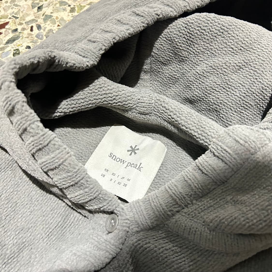 스노우피크 반버튼 니트 후드티  상품이미지5