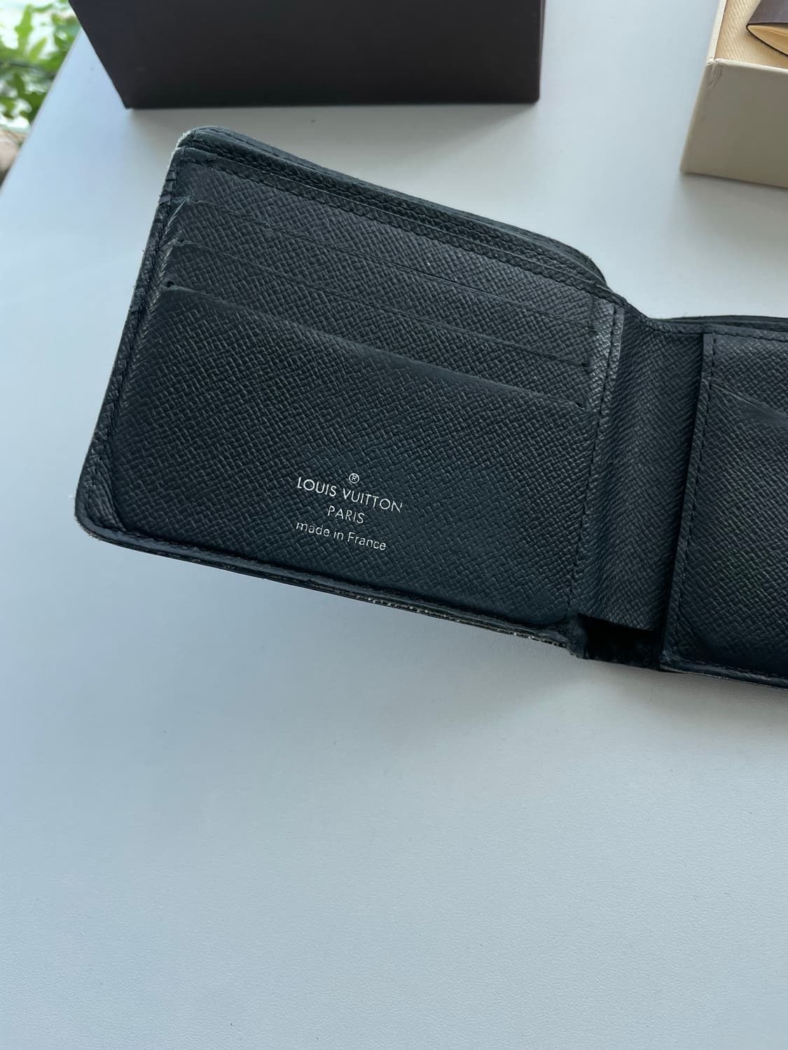 루이비통 남자반지갑 검정 상품이미지5