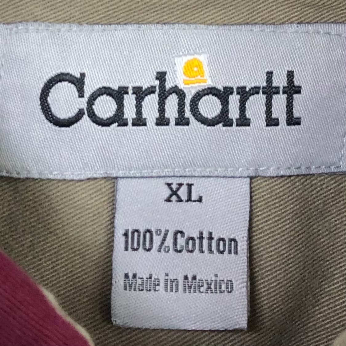 Xxl 칼하트 버건디 워크 셔츠 상품이미지3