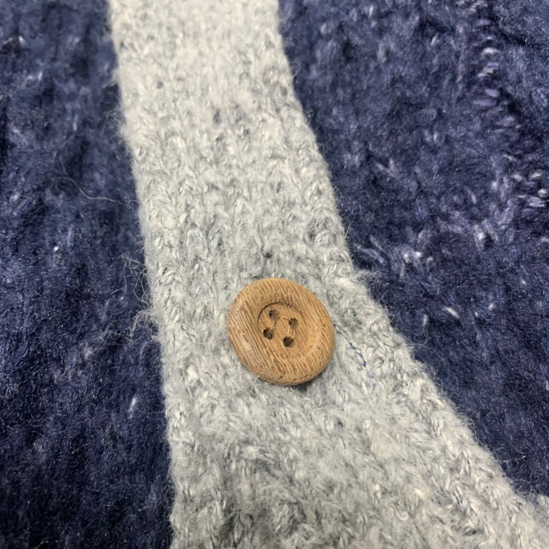 90-95)Ami 일본 빈티지 숄카라가디건 상품이미지4