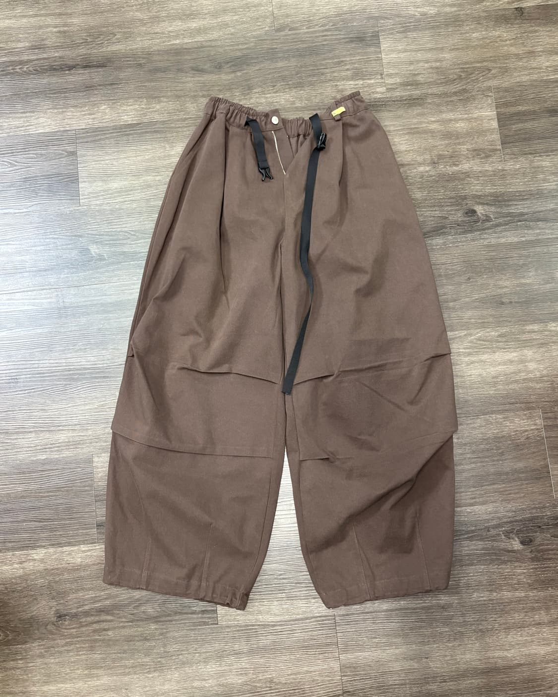 벌룬 면 스트링 팬츠 상품이미지1