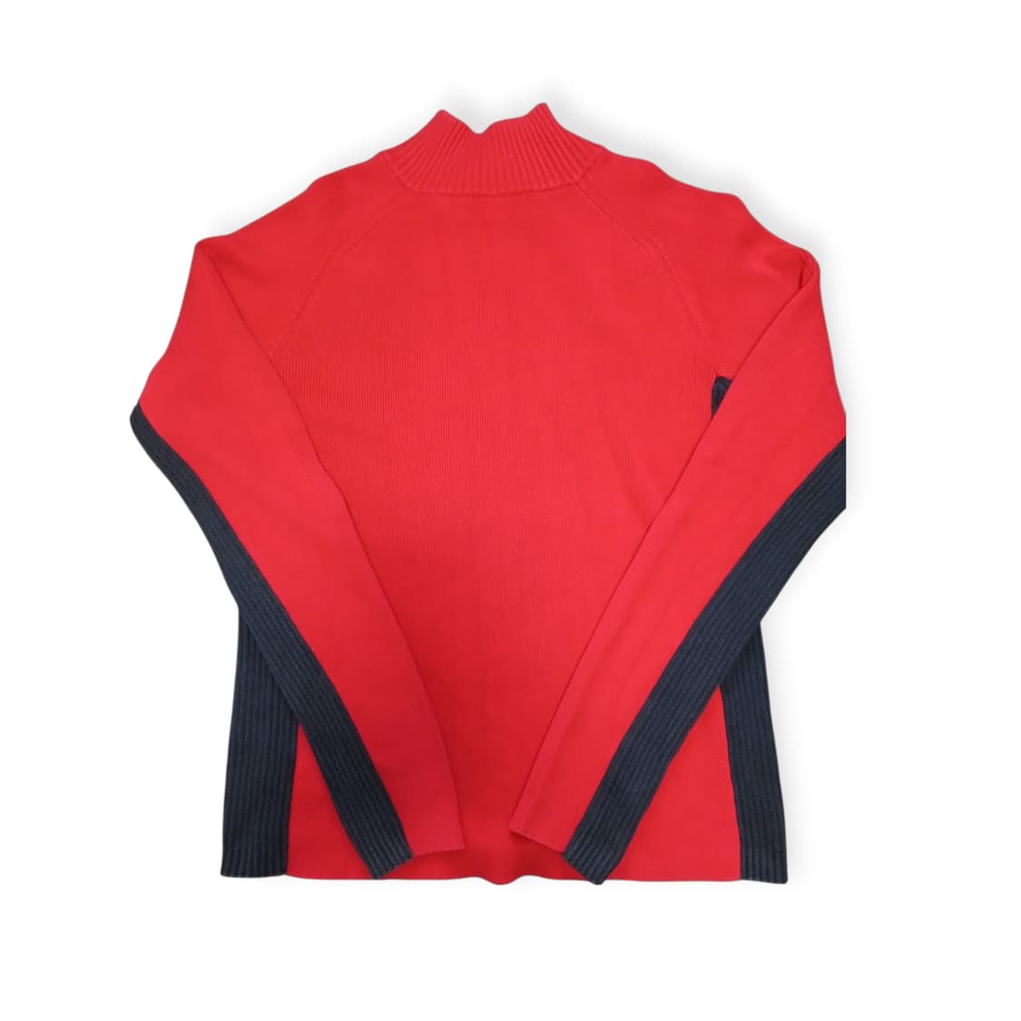 타미 자수로고 반집업니트 상품이미지2