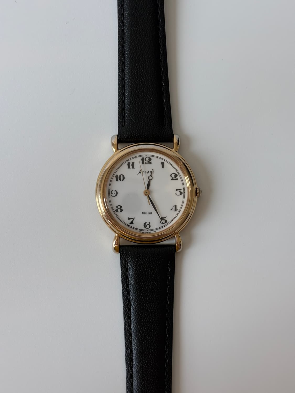 세이코 1990년대 Avenue 아라빅 인덱스 골드 쿼츠 남성 상품이미지2