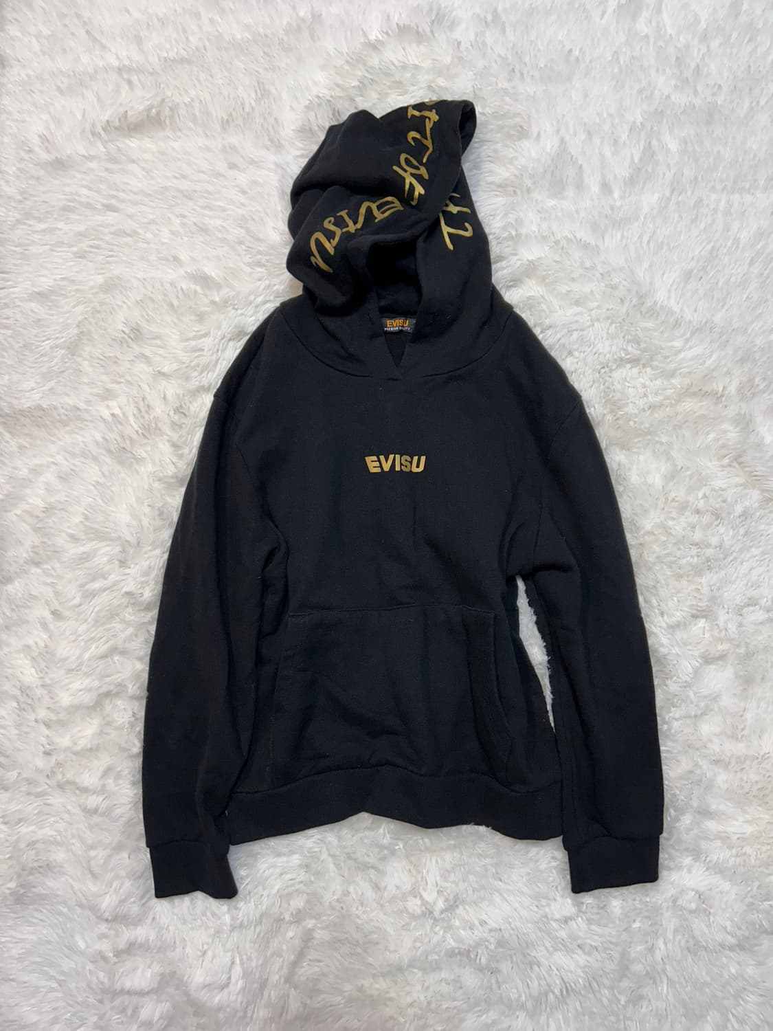 Evisu y2k 00s gold wings hoodie  상품이미지2