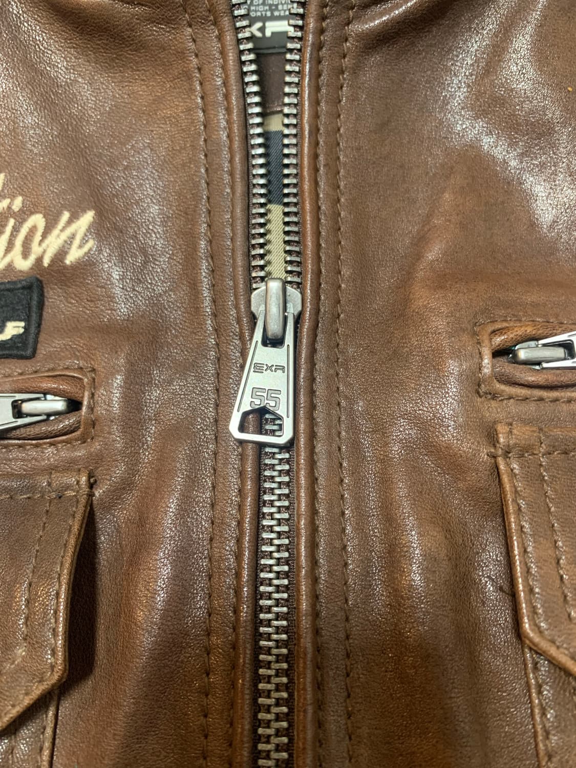 EXR 양가죽 레이싱자켓 상품이미지3