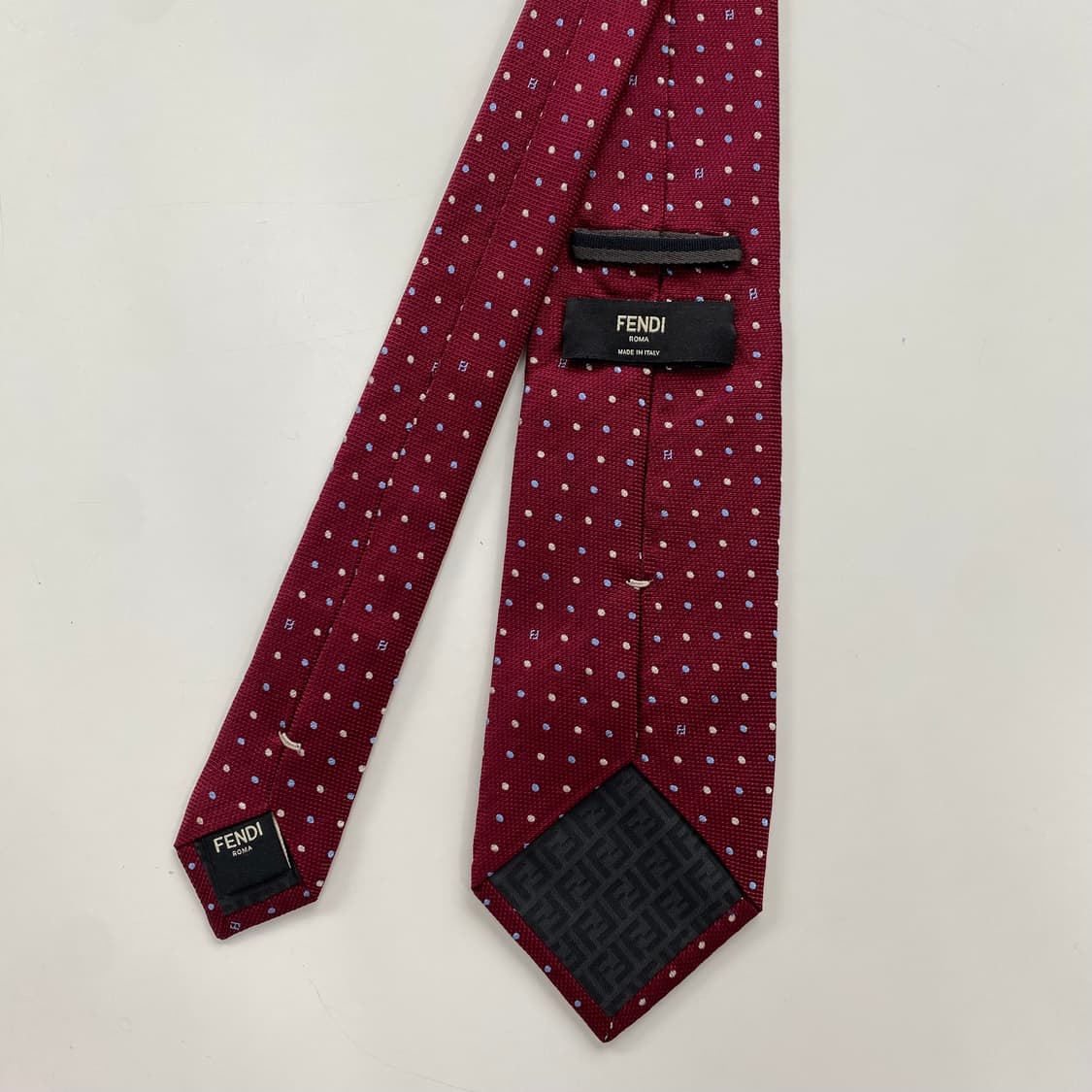 신형 펜디 (FENDI) FF모노그램 명품 정품 넥타이 7.8cm 상품이미지3