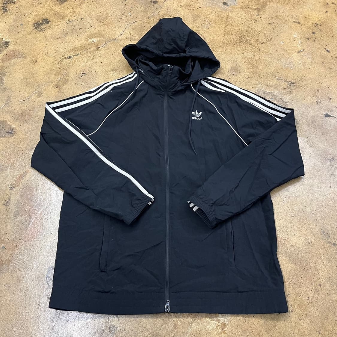 [정품/2XL] 아디다스 파이어버드 바람막이 후드 자켓 b19 상품이미지2