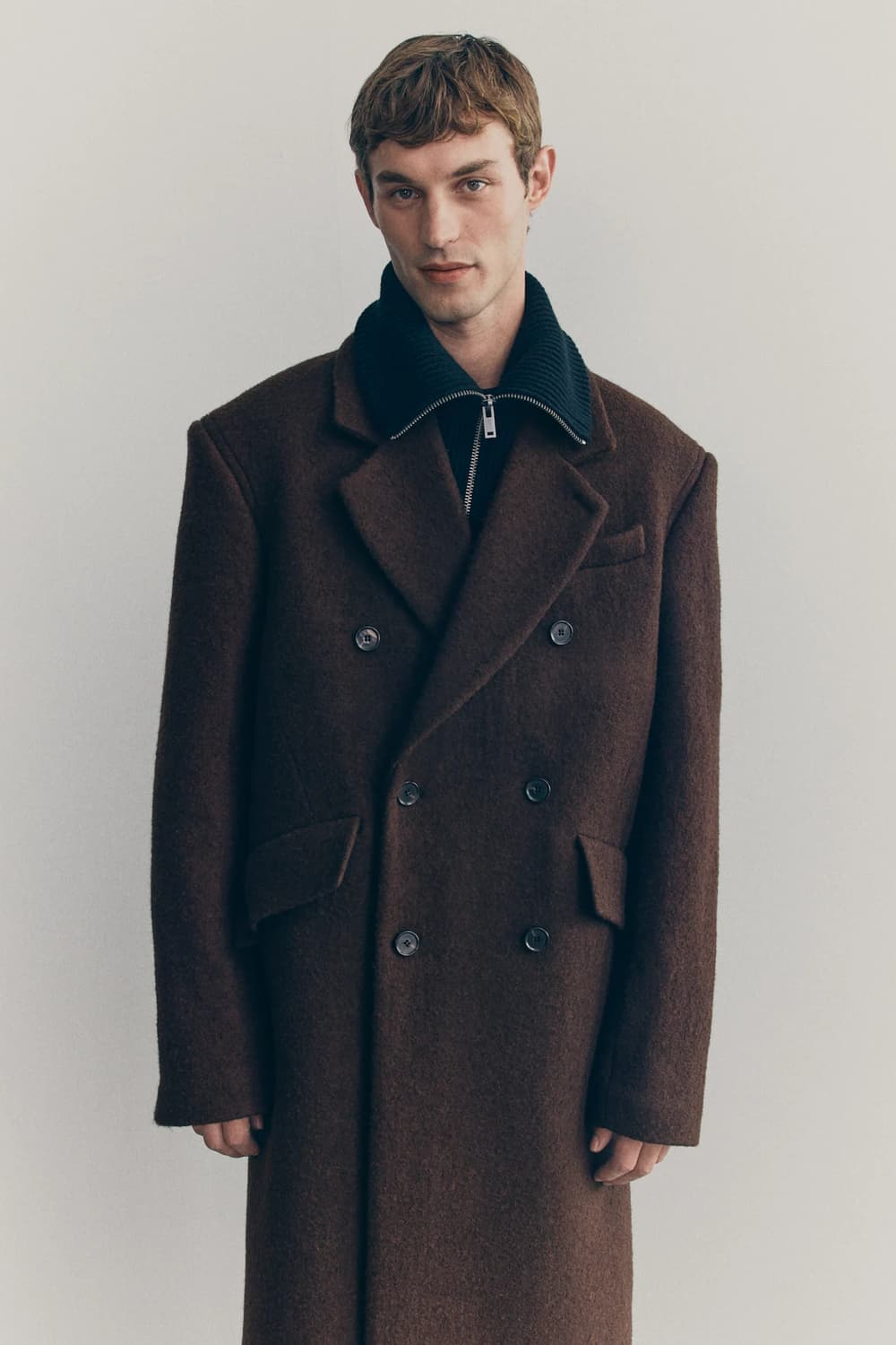 H&M 아틀리에 Manteco 울 코트 M 새제품 상품이미지3