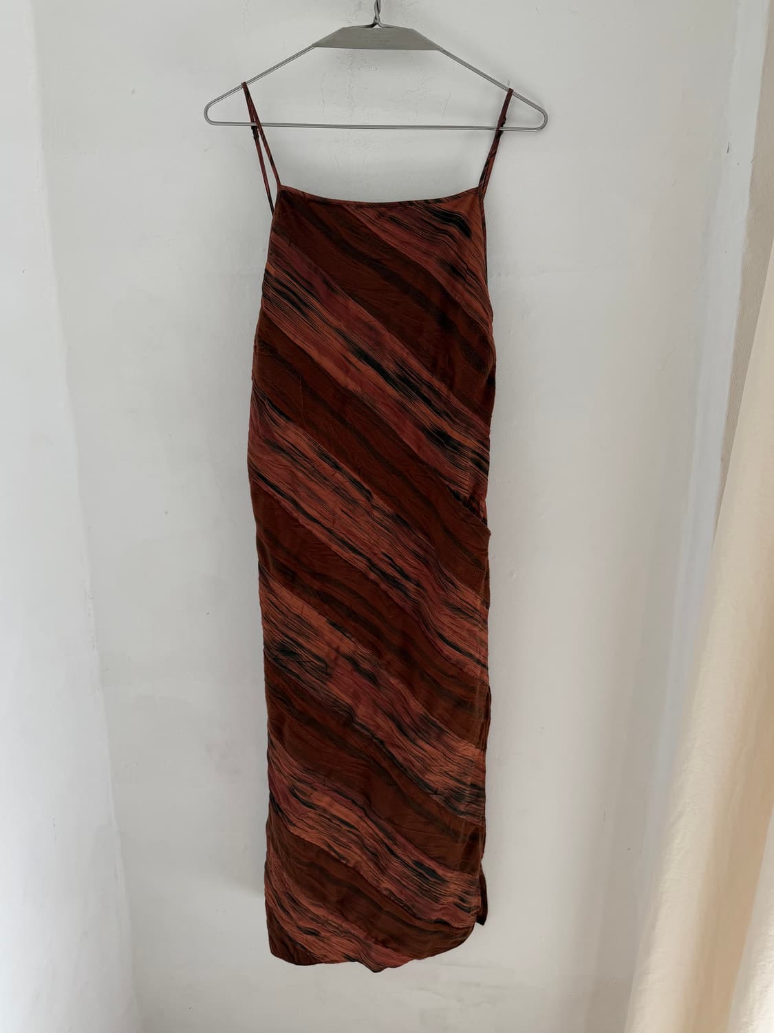 brown pattern dress 상품이미지6