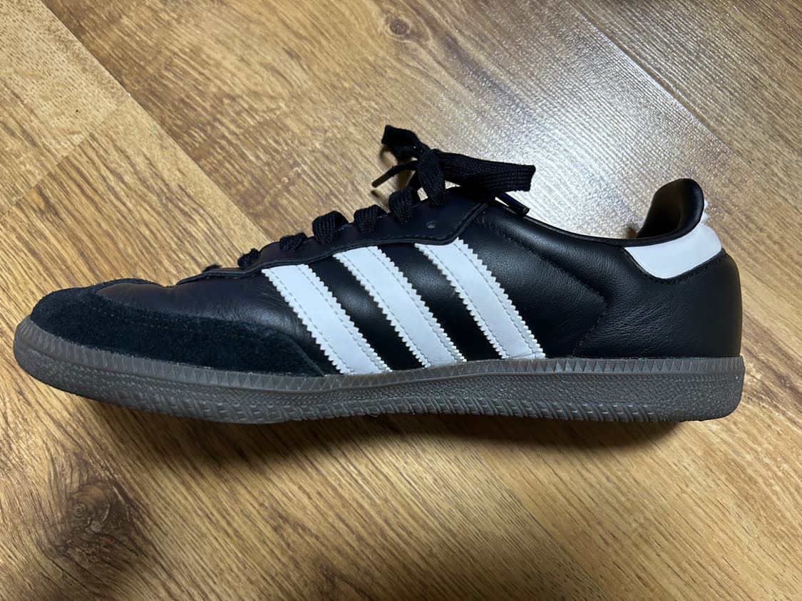 아디다스 삼바 OG 블랙 화이트 검 265 상품이미지4
