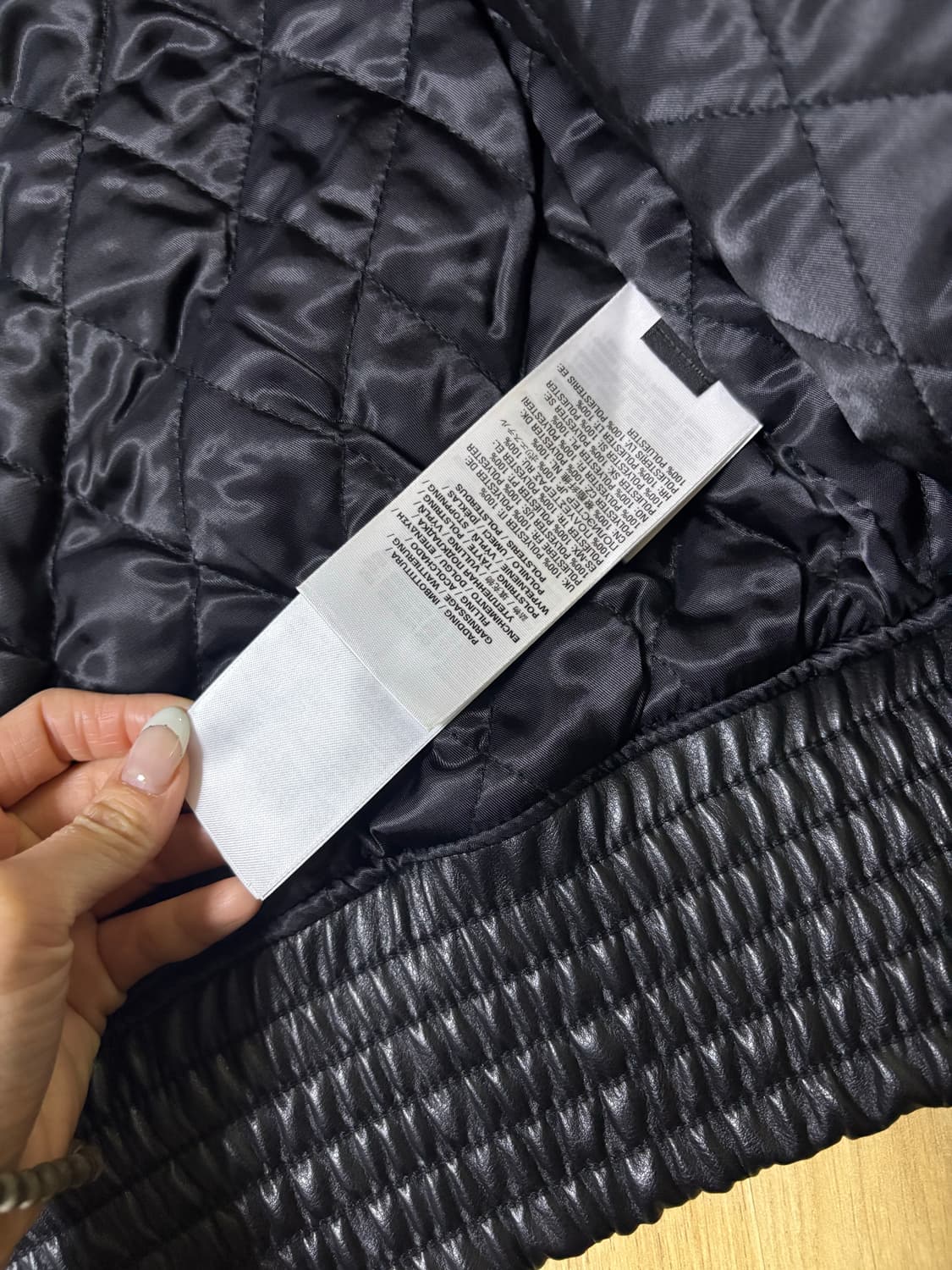 디젤 가죽 블루종 자켓(택없는 새상품) 상품이미지5