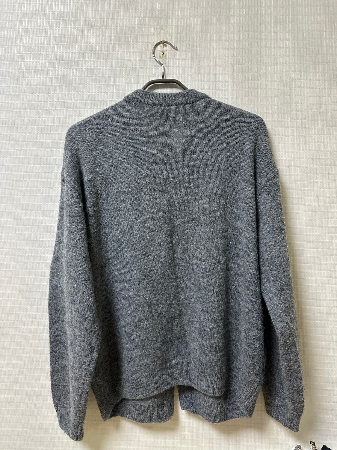 Stu 라운드넥 가디건 그레이 L 상품이미지2