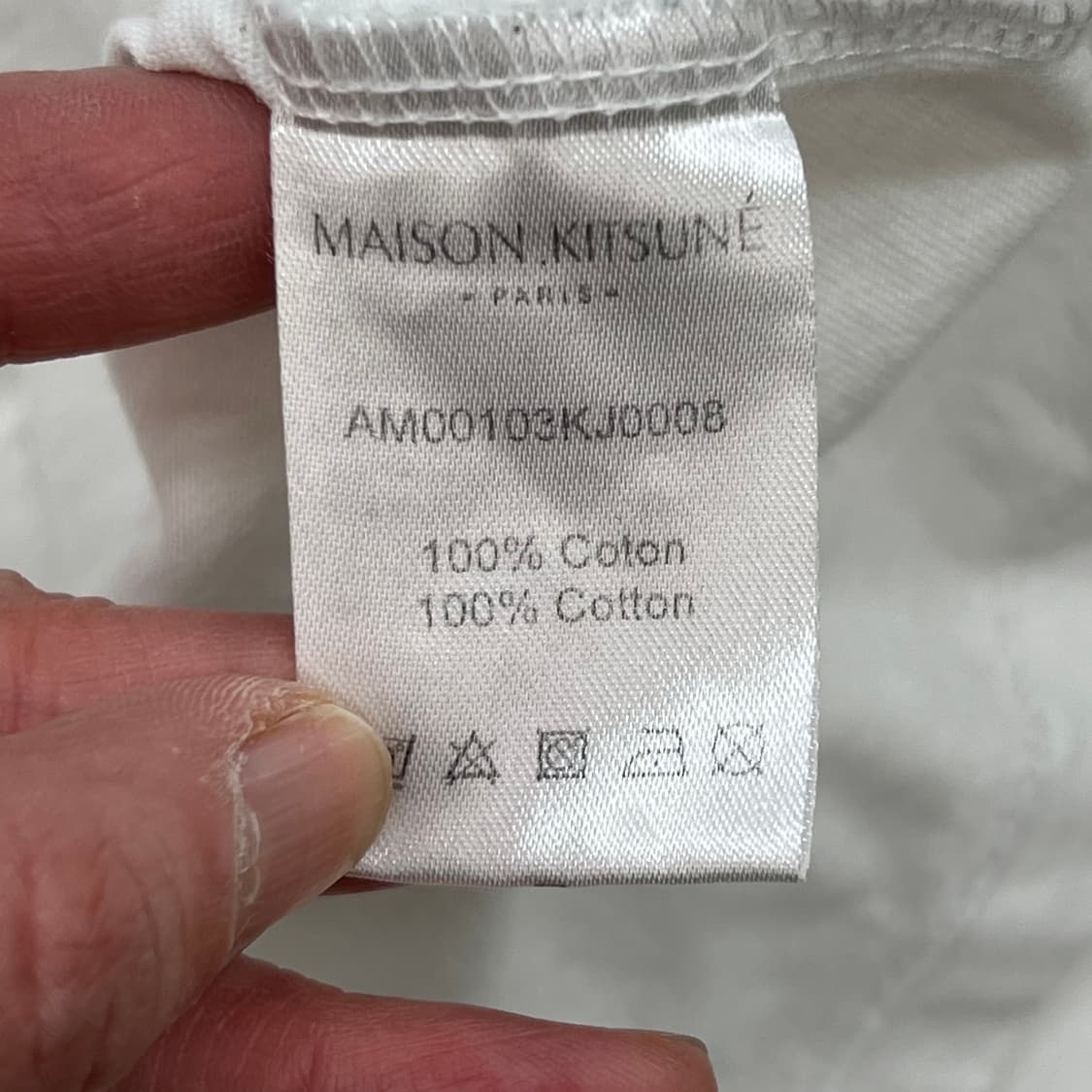 메종키츠네 폭스자수 반팔티 r3851 상품이미지7