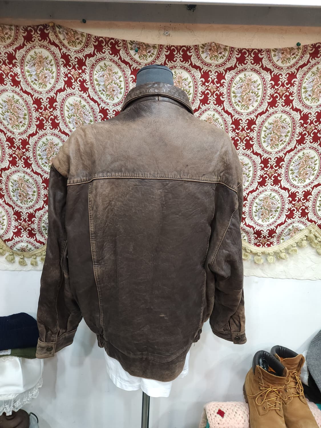 olip 양가죽 항공 봄버 자켓
 상품이미지8