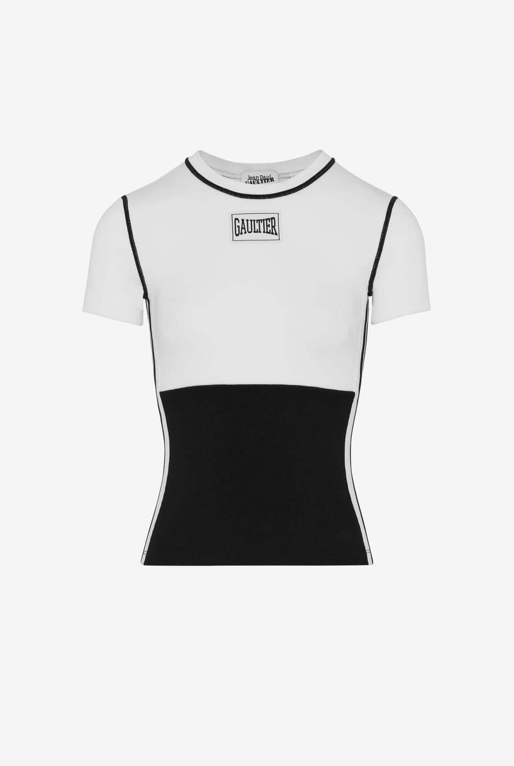 쟝폴고티에 블락 반팔 탑 m jpg 상품이미지1