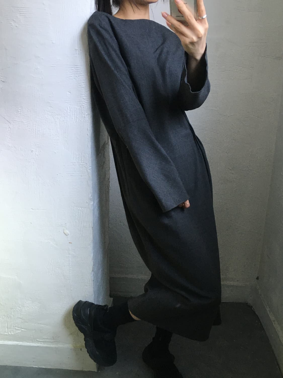 Jil Sander 질샌더 보트넥 쉐스 드레스 상품이미지3